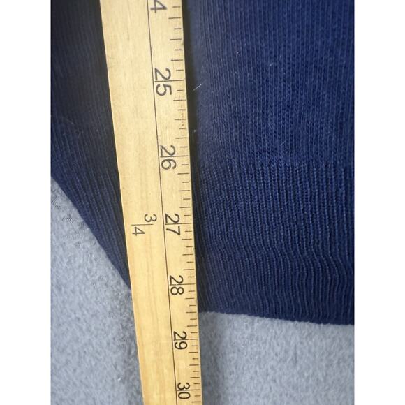 Vintage WVU Sweater Mens L Blue V Neck NCAA College Football Champion 90s - Picture 6 of 8